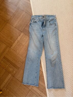 J. Crew point sur wide-Leg Jeans